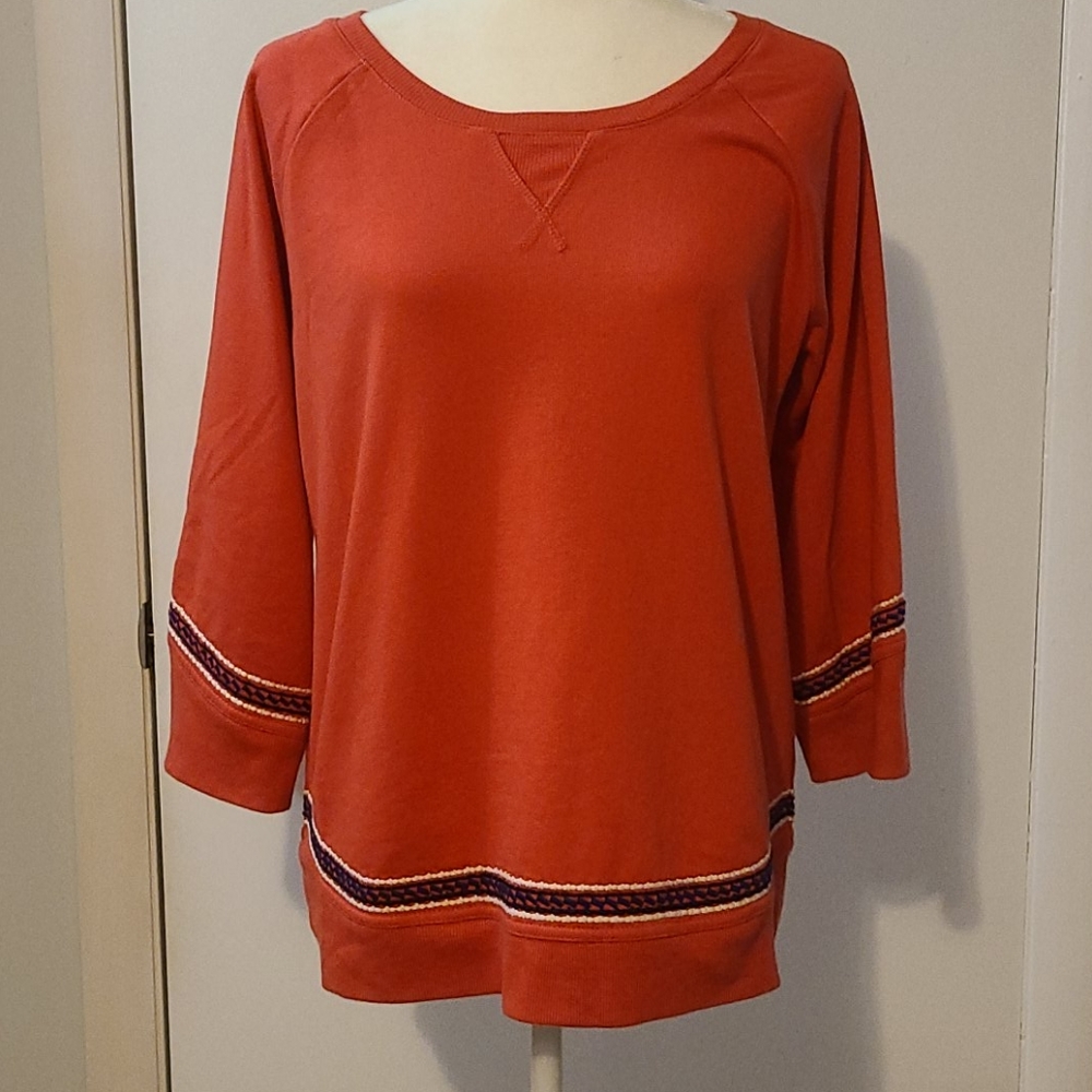 Lucky Lotus Sweatshirt with Embroidery